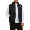 imageReebok Mens Puffer Vest for Winter Lightweight Down Alternative Mens Outerwear Vests Winter Vest for Men Puffy VestBlack