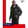 imageReebok Mens Sweater Jacket  Fleece Lined Weather Resistant Insulated Outerwear  Cozy Sweater Jackets for Men SizesMXXLBlack