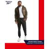 imageReebok Mens Sweater Jacket  Fleece Lined Weather Resistant Insulated Outerwear  Cozy Sweater Jackets for Men SizesMXXLCargo Green