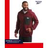 imageReebok Mens Sweater Jacket  Fleece Lined Weather Resistant Insulated Outerwear  Cozy Sweater Jackets for Men SizesMXXLMaroon