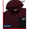 imageReebok Mens Sweater Jacket  Fleece Lined Weather Resistant Insulated Outerwear  Cozy Sweater Jackets for Men SizesMXXLMaroon