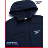 imageReebok Mens Sweater Jacket  Fleece Lined Weather Resistant Insulated Outerwear  Cozy Sweater Jackets for Men SizesMXXLVector Navy