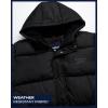 imageReebok Mens Winter Jacket  Heavyweight Insulated Mens Winter Coat  Wind Water Resistant Quilted Puffer Jackets for MenBlack