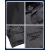 imageReebok Mens Winter Jacket  Heavyweight Insulated Mens Winter Coat  Wind Water Resistant Quilted Puffer Jackets for MenCharcoal