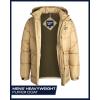 imageReebok Mens Winter Jacket  Heavyweight Insulated Mens Winter Coat  Wind Water Resistant Quilted Puffer Jackets for MenSand