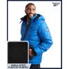 imageReebok Mens Winter Jacket  Thick Heavyweight Ski Winter Coat  Warm Insulated Quilted Hooded Puffer Coat for MenBatik Blue