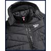 imageReebok Mens Winter Jacket  Thick Heavyweight Ski Winter Coat  Warm Insulated Quilted Hooded Puffer Coat for MenBlack
