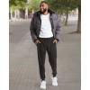 imageReebok Mens Winter Jacket  Thick Heavyweight Ski Winter Coat  Warm Insulated Quilted Hooded Puffer Coat for MenCharcoal