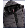 imageReebok Mens Winter Jacket  Thick Heavyweight Ski Winter Coat  Warm Insulated Quilted Hooded Puffer Coat for MenCharcoal