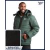 imageReebok Mens Winter Jacket  Thick Heavyweight Ski Winter Coat  Warm Insulated Quilted Hooded Puffer Coat for MenOlive