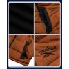 imageReebok Mens Winter Jacket  Thick Heavyweight Ski Winter Coat  Warm Insulated Quilted Hooded Puffer Coat for MenTimber