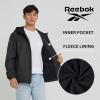 imageReebok Rain Jacket Men with Hood Windbreaker Men Lightweight Waterproof JacketBlack