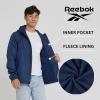 imageReebok Rain Jacket Men with Hood Windbreaker Men Lightweight Waterproof JacketNavy
