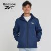 imageReebok Rain Jacket Men with Hood Windbreaker Men Lightweight Waterproof JacketNavy