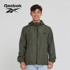 imageReebok Rain Jacket Men with Hood Windbreaker Men Lightweight Waterproof JacketOlive