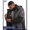 imageReebok Softshell Mens Winter Jacket  2 in 1 System Hooded Windbreaker Softshell Jacket Removable Puffer Winter Coats for MenCharcoal Grey