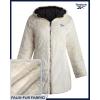 imageReebok Womens Winter Jacket  Sherpa Fleece Lined Reversible Insulated Puffer Parka Winter Coats for Women with Faux Fur HoodBlack Ink