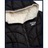 imageReebok Womens Winter Jacket  Sherpa Fleece Lined Reversible Insulated Puffer Parka Winter Coats for Women with Faux Fur HoodBlack Ink