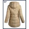 imageReebok Womens Winter Jacket  Sherpa Fleece Lined Reversible Insulated Puffer Parka Winter Coats for Women with Faux Fur HoodChampagne
