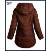 imageReebok Womens Winter Jacket  Sherpa Fleece Lined Reversible Insulated Puffer Parka Winter Coats for Women with Faux Fur HoodCognac