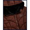 imageReebok Womens Winter Jacket  Sherpa Fleece Lined Reversible Insulated Puffer Parka Winter Coats for Women with Faux Fur HoodCognac