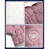 imageReebok Womens Winter Jacket  Sherpa Fleece Lined Reversible Insulated Puffer Parka Winter Coats for Women with Faux Fur HoodDusty Rose