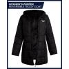 imageReebok Womens Winter Jacket  Sherpa Fleece Lined Reversible Insulated Puffer Parka Winter Coats for Women with Faux Fur HoodEbony