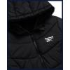 imageReebok Womens Winter Jacket  Sherpa Fleece Lined Reversible Insulated Puffer Parka Winter Coats for Women with Faux Fur HoodJet Black