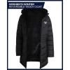 imageReebok Womens Winter Jacket  Sherpa Fleece Lined Reversible Insulated Puffer Parka Winter Coats for Women with Faux Fur HoodJet Black