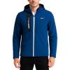 imageReebok Mens Jacket  Water Resistant Zip Up Sherpa Fleece Lined Softshell Mens Lightweight Jacket  Winter Jackets for MenBatik Blue