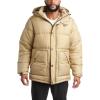 imageReebok Mens Winter Jacket  Heavyweight Insulated Mens Winter Coat  Wind Water Resistant Quilted Puffer Jackets for MenSand