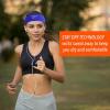 image1pc Unisex Athletic Sweatband  225in Thick Workout Headband wStay Dry Technology MoistureWicking FabricQuality Gym Hair Accessories for Active ComfortReeboknavy
