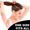 imageReebok 2pk Headwraps  6pc Assorted Headwraps Secure Versatile DamageFree Hold  Quality Gym Hair Accessories for Active ComfortNeon