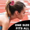 imageReebok 3pk Reflective Scrunchie  3pc Soft Stretchy Trim Hair Scrunchie  Quality Gym Hair Accessories for Active ComfortMulticolor