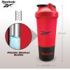 imageReebok Athletic Shaker  17oz Protein Bottle  Gym Running Hiking  BPA Free BlueRed