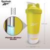 imageReebok Athletic Shaker  17oz Protein Bottle  Gym Running Hiking  BPA Free BlueYellow