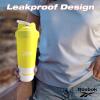 imageReebok Athletic Shaker  17oz Protein Bottle  Gym Running Hiking  BPA Free BlueYellow