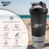 imageReebok Athletic Shaker  17oz Protein Bottle  Gym Running Hiking  BPA Free BlueYellow