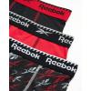 imageReebok Boys Boxer Briefs  3 Pack Performance Long Leg Boxer Briefs Boys Underwear with Support Pouch 6 Inseam 618BlackRed PrintRedBlack