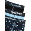 imageReebok Boys Boxer Briefs  3 Pack Performance Soft Stretch Breathable 5 Inseam Boxer Briefs Boys Underwear 618PrintSkyBlack