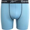 imageReebok Boys Boxer Briefs  3 Pack Performance Soft Stretch Breathable 5 Inseam Boxer Briefs Boys Underwear 618PrintSkyBlack