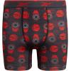 imageReebok Boys Boxer Briefs  4 Pack Performance Soft Stretch Breathable 5 Inseam Boxer Briefs Boys Underwear 618PrintBlackBlackened PearlTangerine Contrast