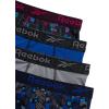 imageReebok Boys Boxer Briefs  4 Pack Soft Comfort Performance Stretch Breathable 5 Inseam Boxer Briefs Boys Underwear 618Black PrintStone GreySurf the Web
