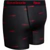 imageReebok Boys Boxer Briefs  4 Pack Soft Comfort Performance Stretch Breathable 5 Inseam Boxer Briefs Boys Underwear 618BlackBlack Print With Contrast