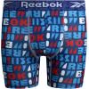imageReebok Boys Boxer Briefs  4 Pack Soft Comfort Performance Stretch Breathable 5 Inseam Boxer Briefs Boys Underwear 618Blue PrinTgreyBlueMaritime Blue