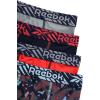 imageReebok Boys Boxer Briefs  4 Pack Soft Comfort Performance Stretch Breathable 5 Inseam Boxer Briefs Boys Underwear 618Maritime Blue PrintGrey RedMaritime Blue