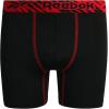 imageReebok Boys Boxer Briefs  4 Pack Soft Comfort Performance Stretch Breathable 5 Inseam Boxer Briefs Boys Underwear 618Red PrintBlackFire Truck RedGrey