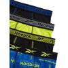 imageReebok Boys Boxer Briefs  4 Pack Soft Comfort Performance Stretch Breathable 5 Inseam Boxer Briefs Boys Underwear 618Surf the Web PrintBlackEvening PrimroseBlack