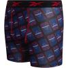 imageReebok Boys Boxer Briefs  5 Pack Performance Soft Stretch Breathable 5 Inseam Boxer Briefs Boys Underwear 618Light Grey MelangeBlue DepthsChinese RedBlue Depths PrintBlack