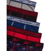 imageReebok Boys Boxer Briefs  5 Pack Performance Soft Stretch Breathable 5 Inseam Boxer Briefs Boys Underwear 618Light Grey MelangeBlue DepthsChinese RedBlue Depths PrintBlack